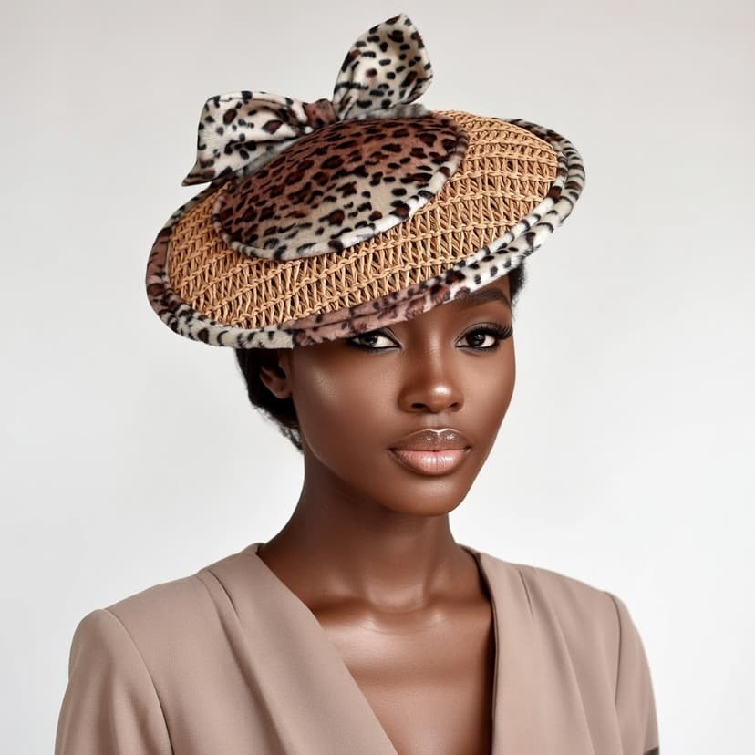 Traditional Print Fascinator