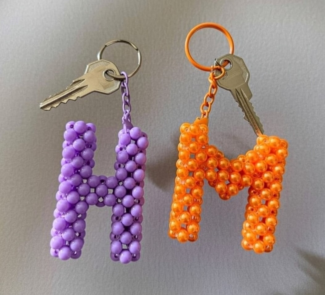 H&M Orange & Purple Keyholders - View 1