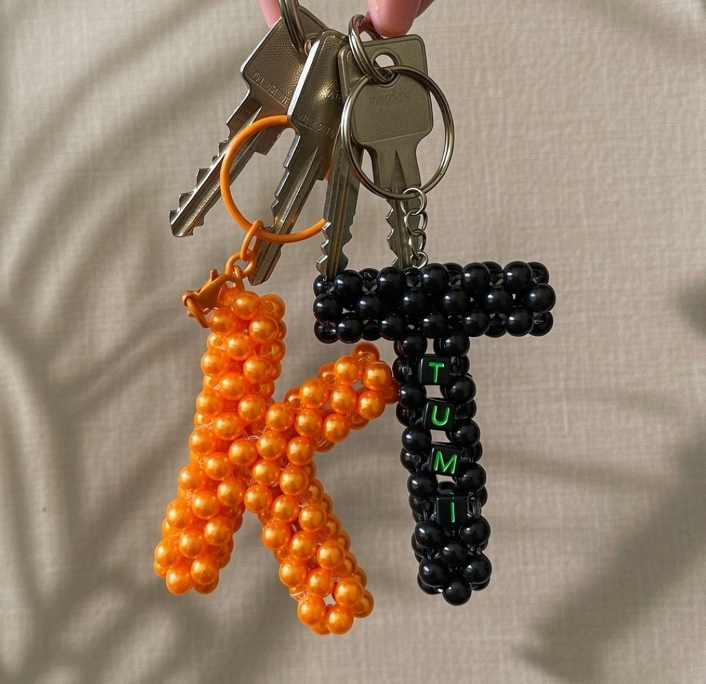 Black & Orange Keyholders - View 1